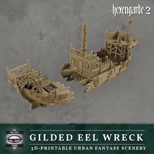 Gilded Eel River Barge Wreck - Hexengarde 2