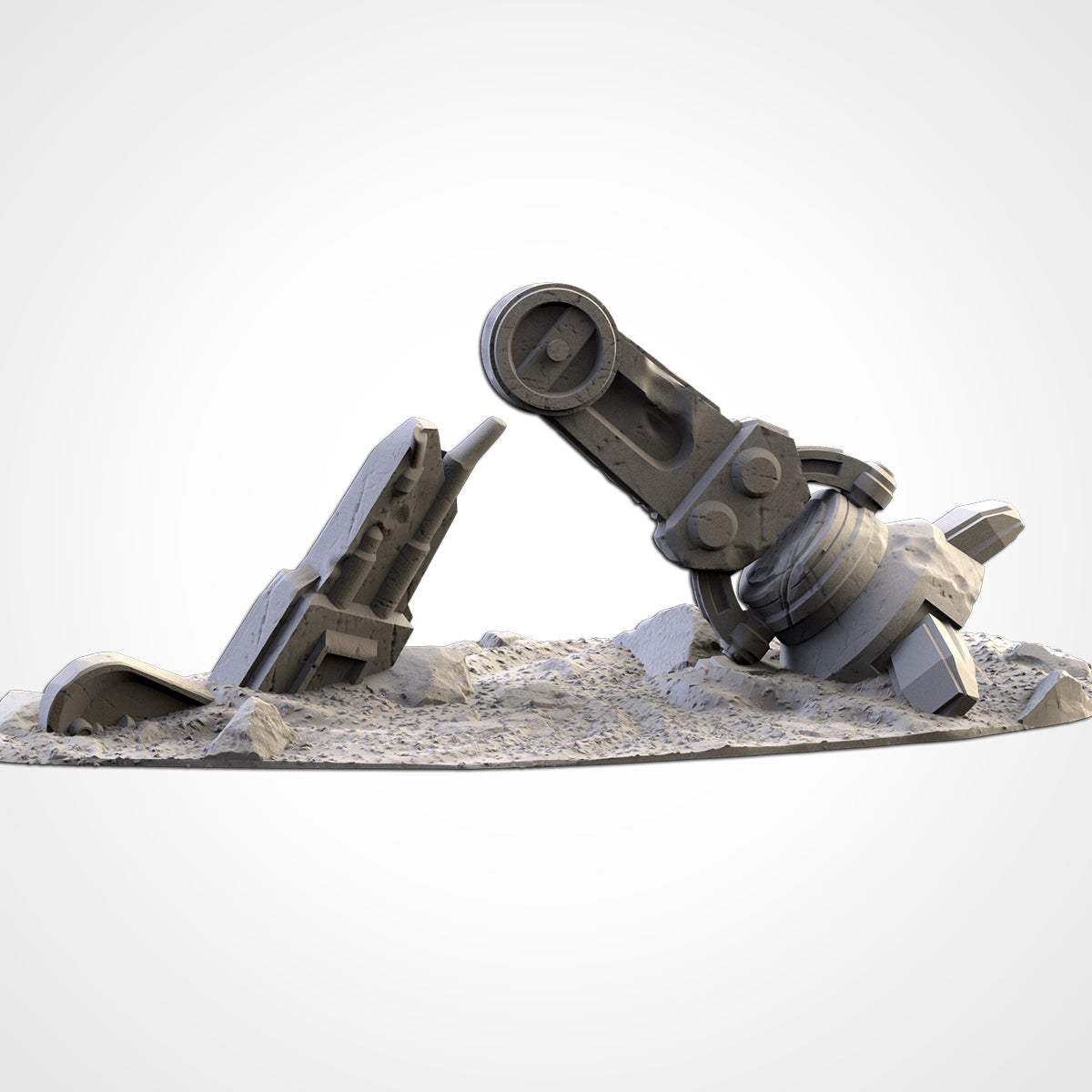 Crashed Imperial Walker