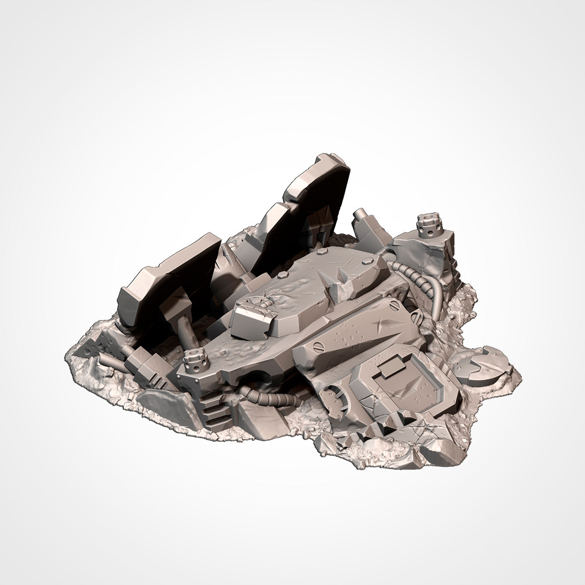 Grimdark Tank Wreckage