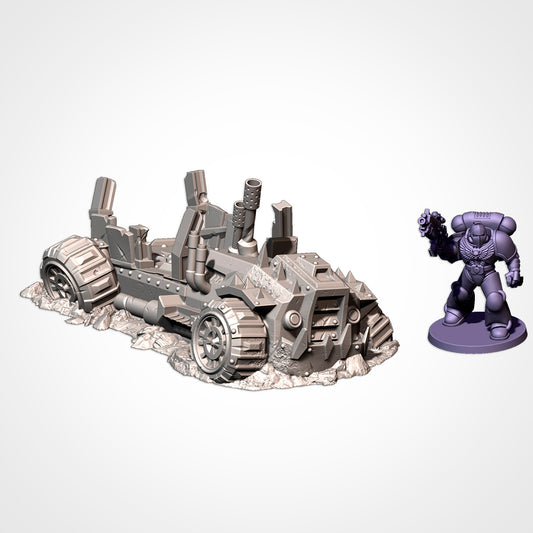 Destroyed Orc Buggies