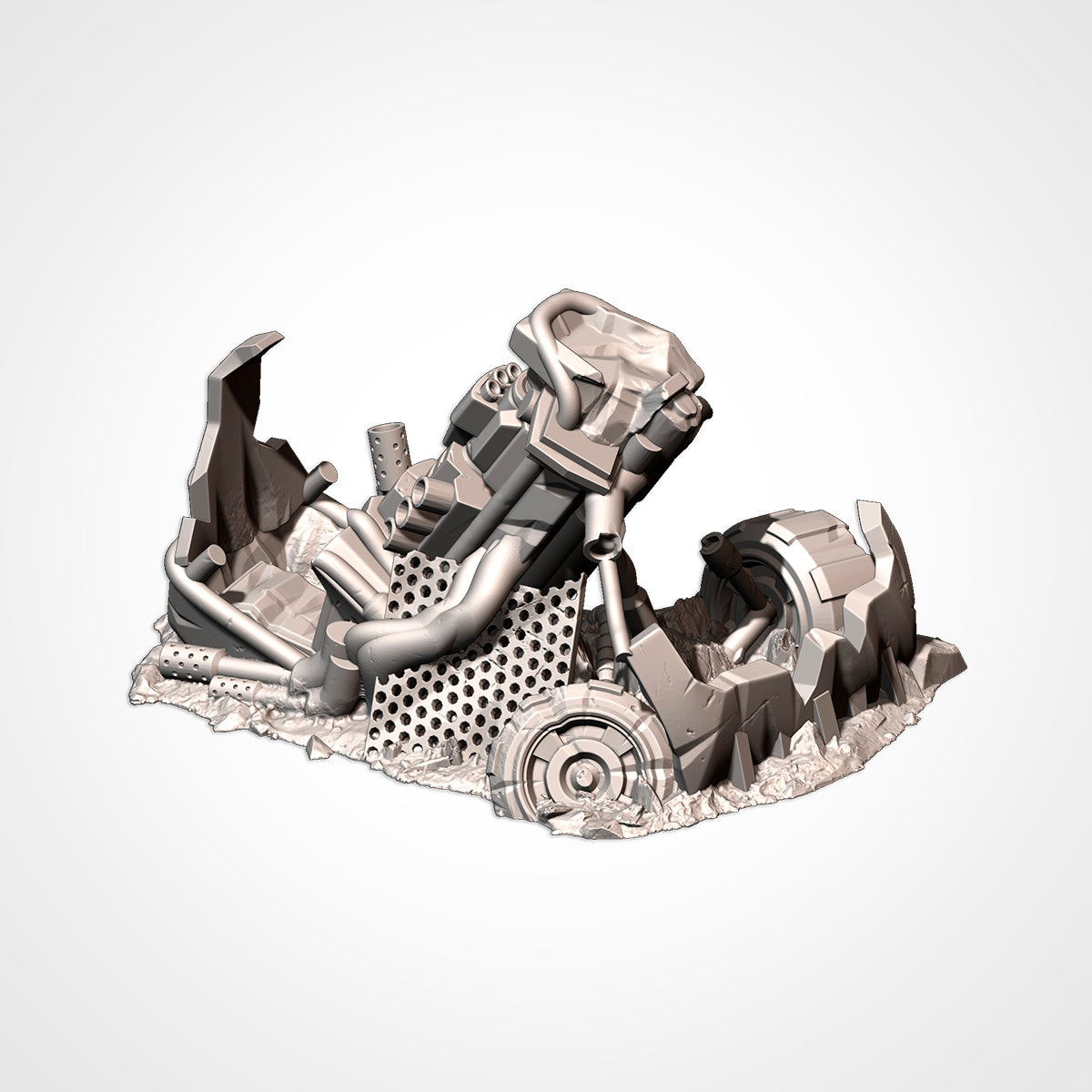 Destroyed Orc Buggies