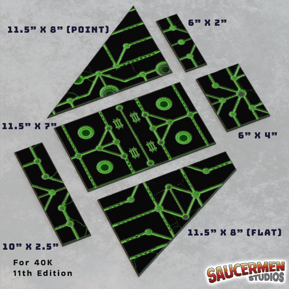 40K 11th Edition Terrain Footprint - Ancient Aliens
