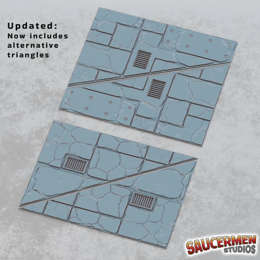 40K 11th Edition Terrain Footprint - Ruins