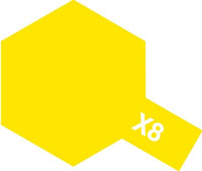 Tamiya Acrylic Paint Mini X-8 Lemon Yellow
