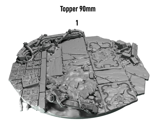 Crimson Lords - 90mm Base Topper