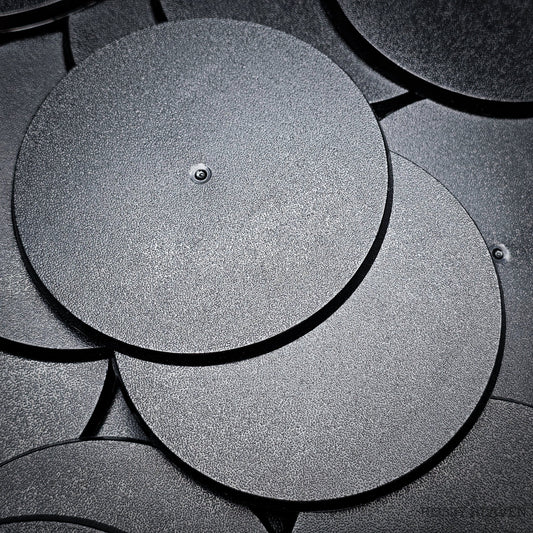 90mm Round Plain Plastic Bases
