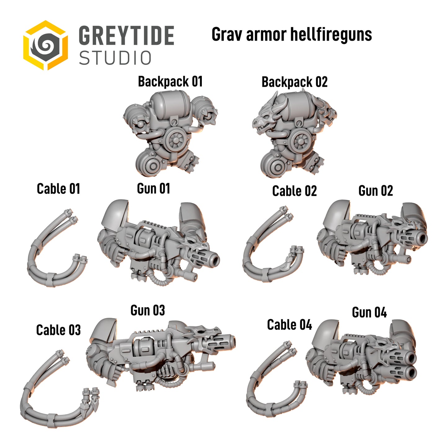 Anvil Wardens - Grav Armour Hellfire Kit