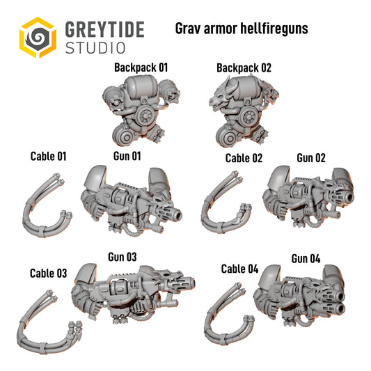 Anvil Wardens - Grav Armour Hellfire Kit
