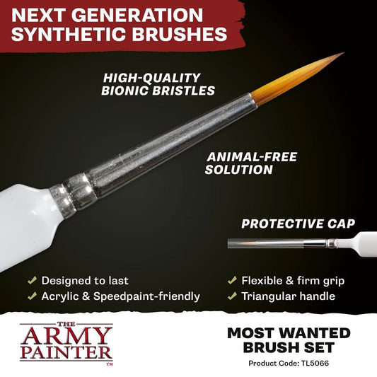 Army Painter - Most Wanted Brush Set
