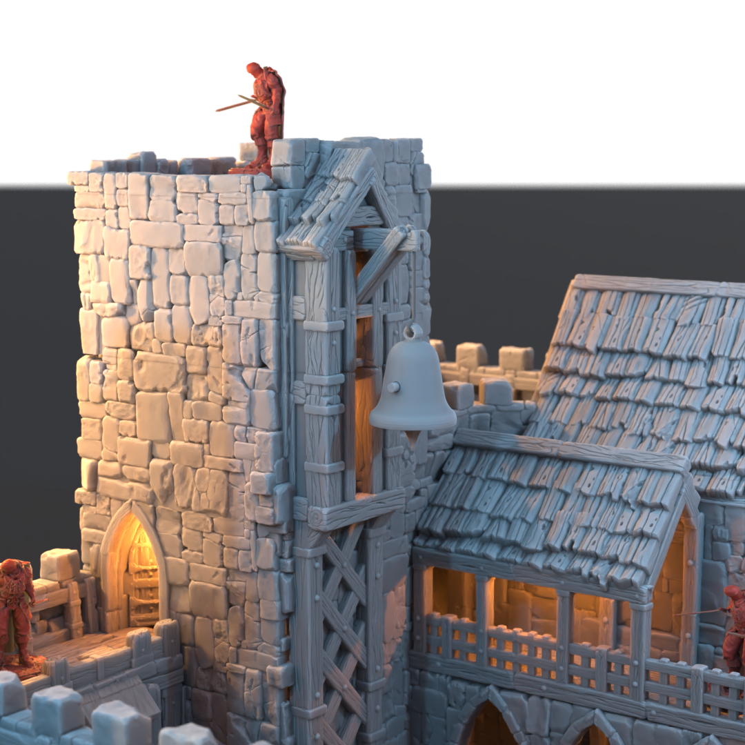 Barracks and the Bell Tower