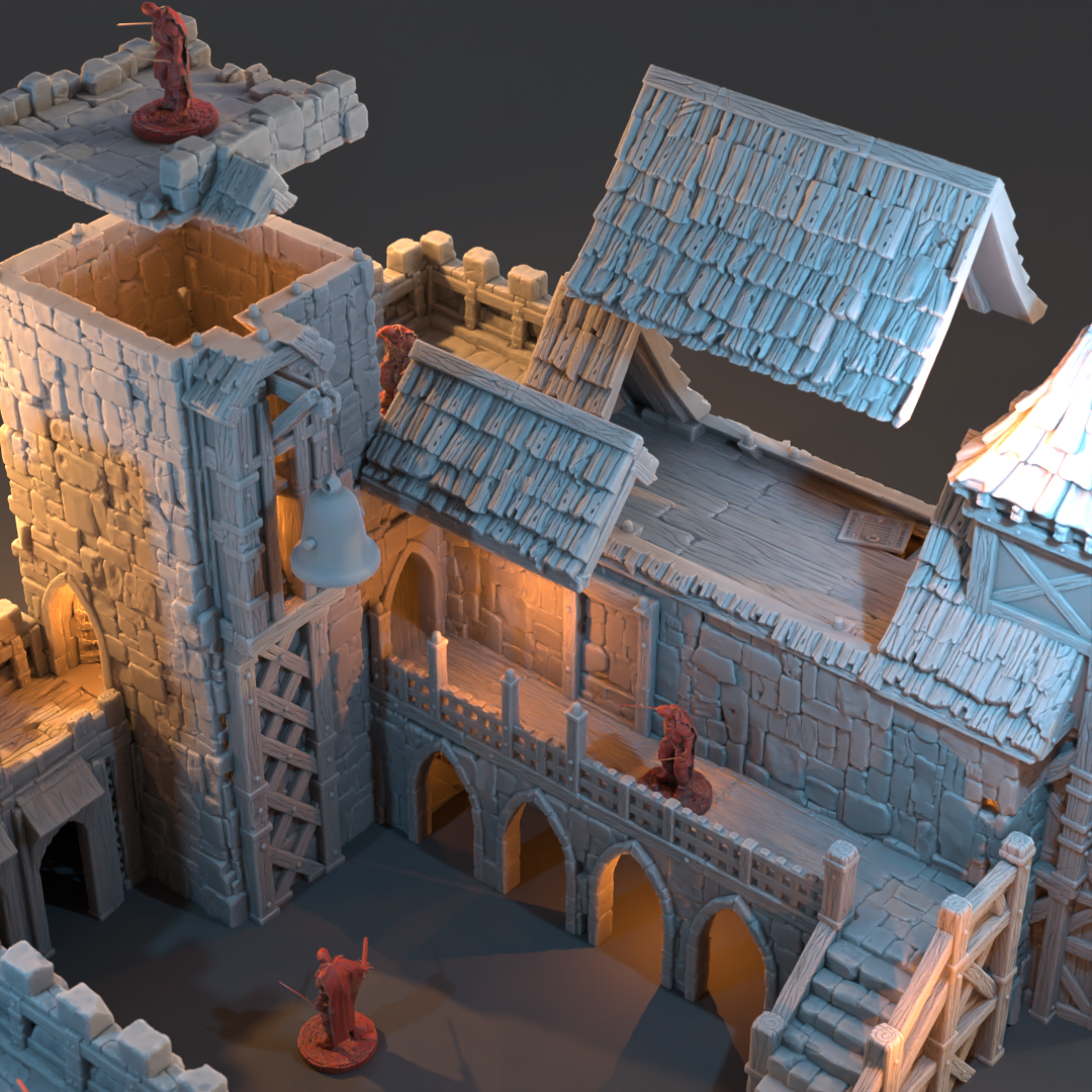 Barracks and the Bell Tower