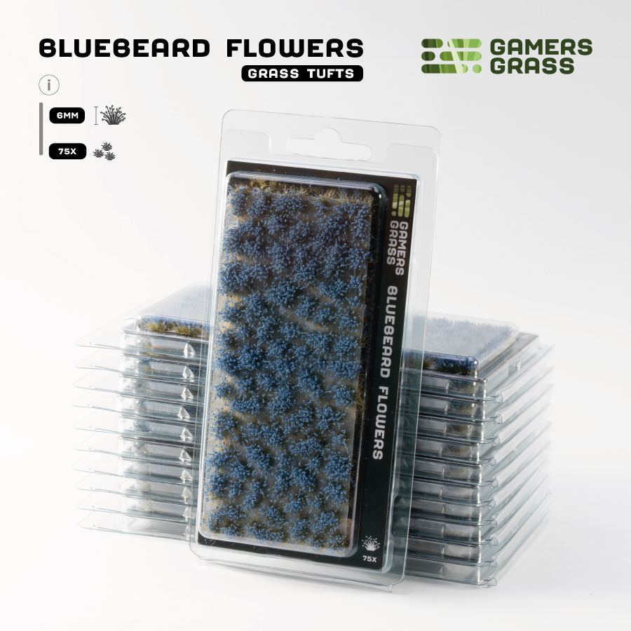 Bluebeard Flowers - Gamers Grass