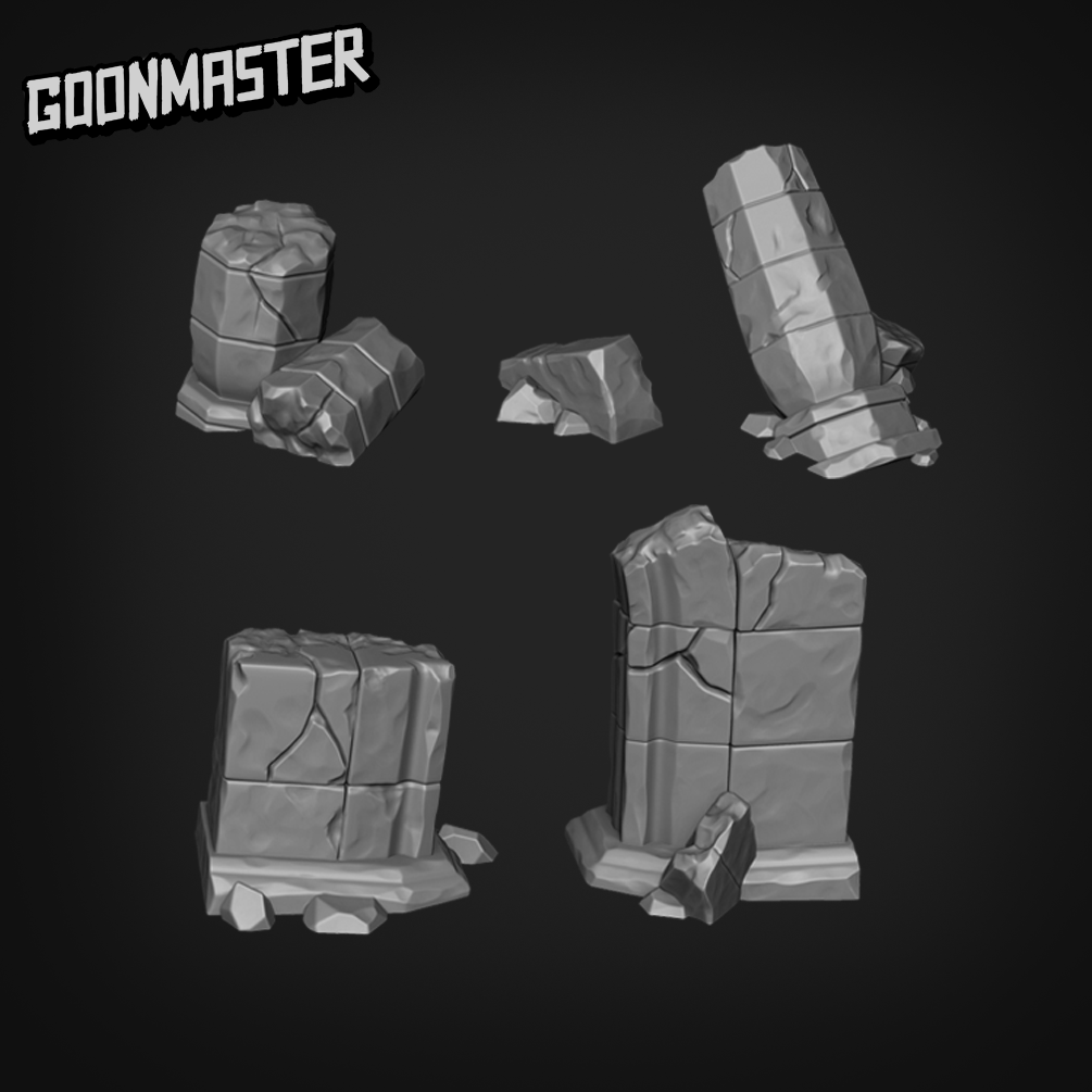 Building Ruins - Basing Bits