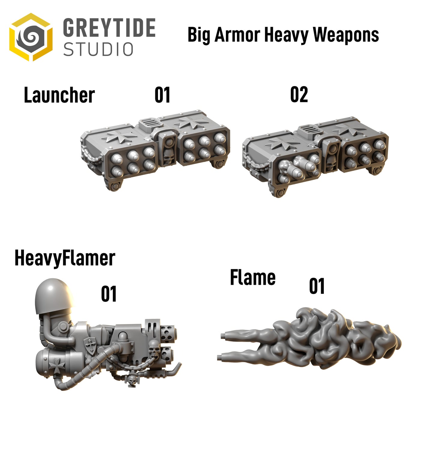 Eternal Crusaders - Big Armour Heavy Weapons