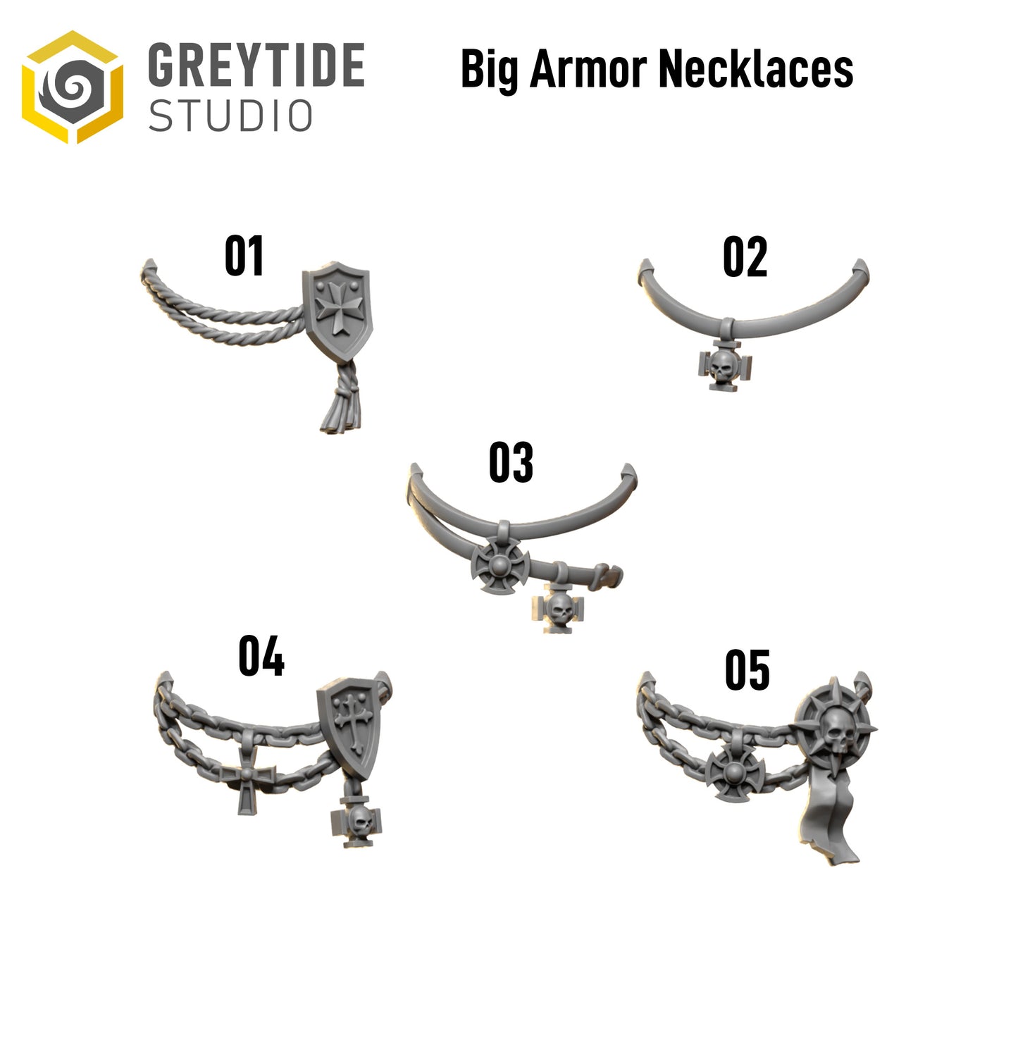 Eternal Crusaders - Big Armour Necklaces and Gorgets
