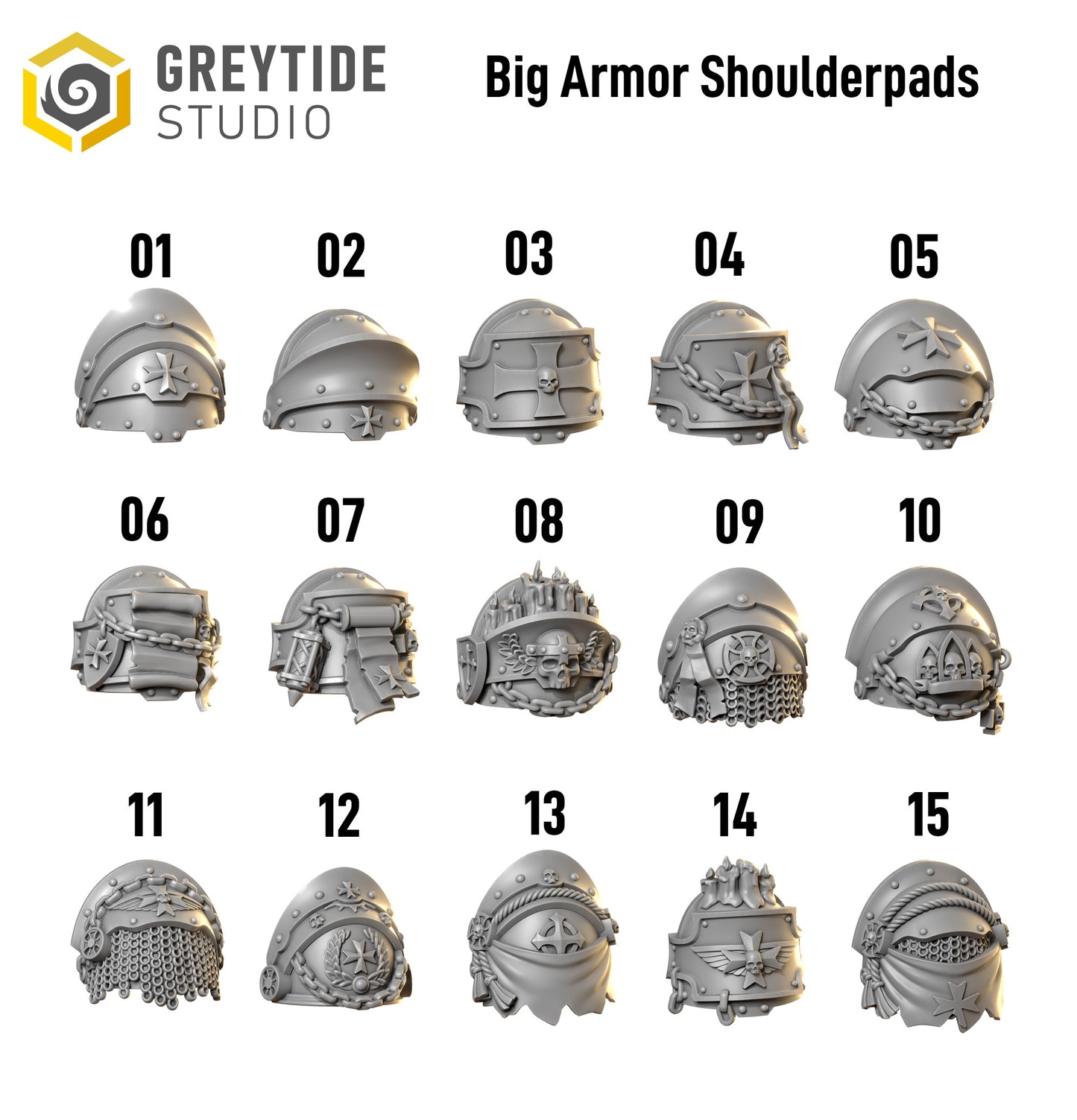 Eternal Crusaders - Big Armour Shoulder Pads
