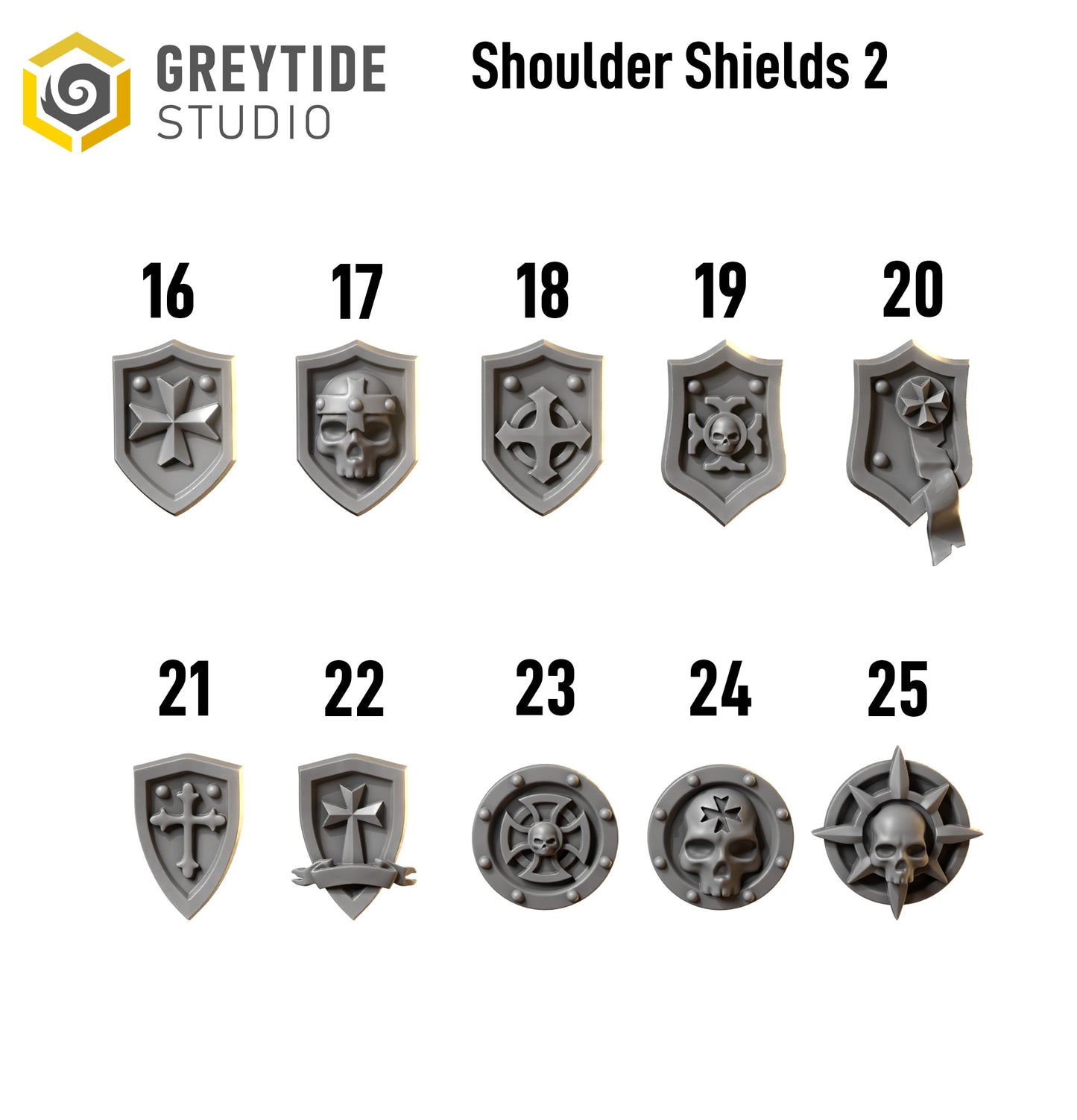 Eternal Crusaders - Shoulder Shields