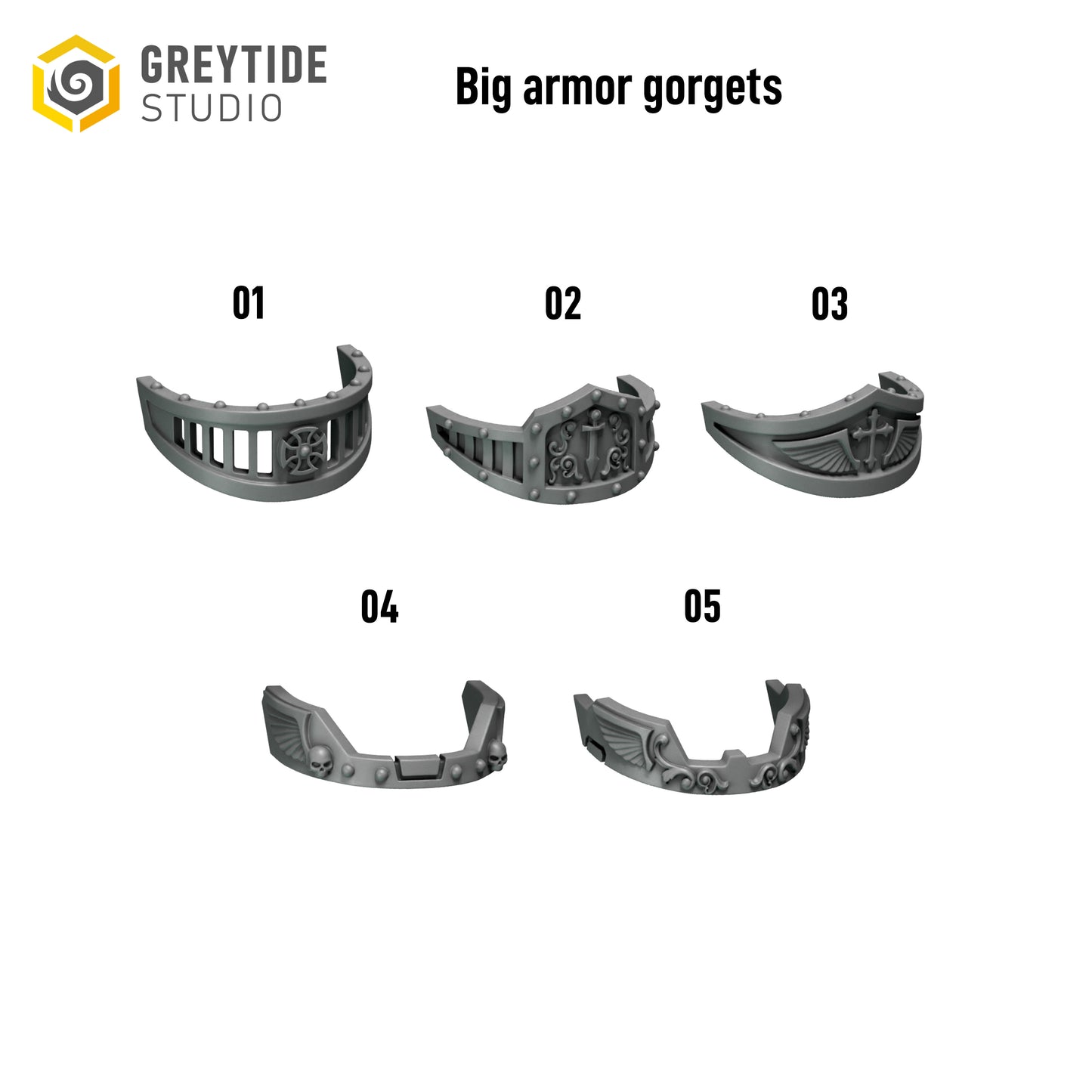 Eternal Pilgrims - Big Armour Gorgets