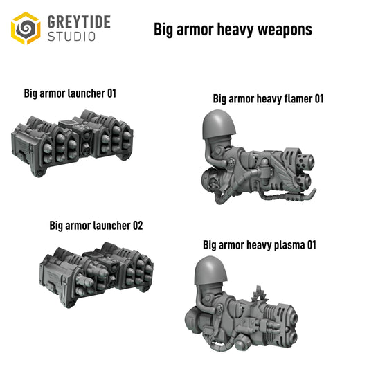 Eternal Pilgrims - Big Armour Heavy Weapons