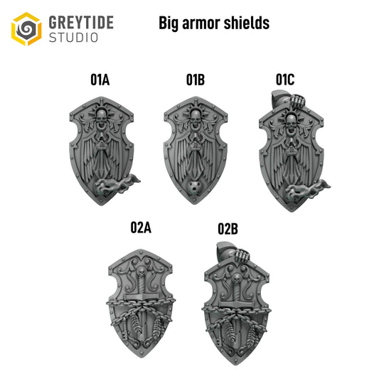 Eternal Pilgrims - Big Armour Shields