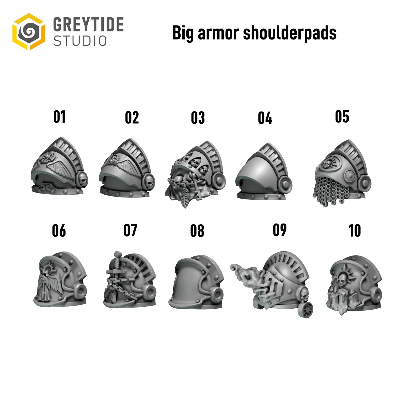 Eternal Pilgrims - Big Armour Shoulder Pads