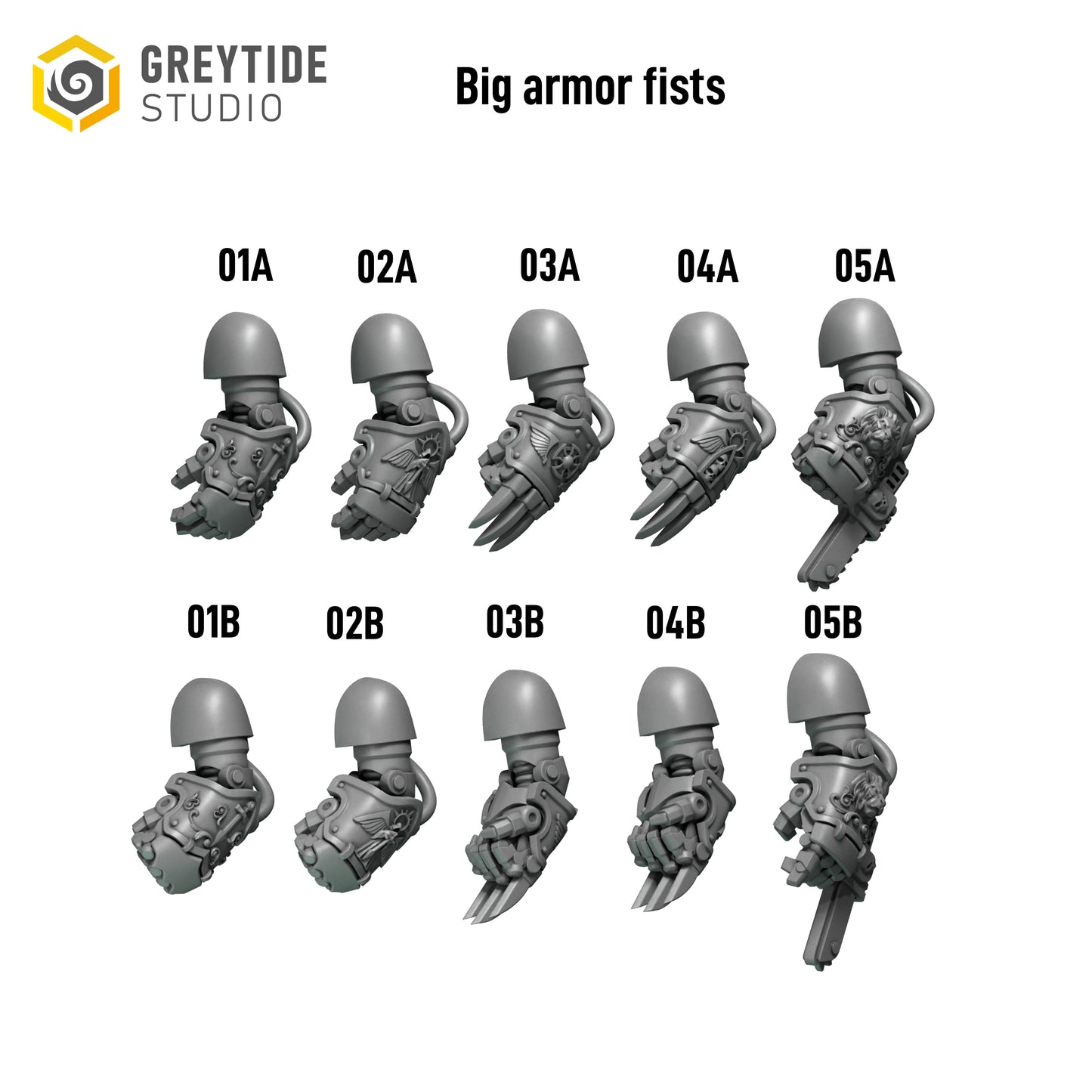 Eternal Pilgrims - Big Armour Fists and Claws