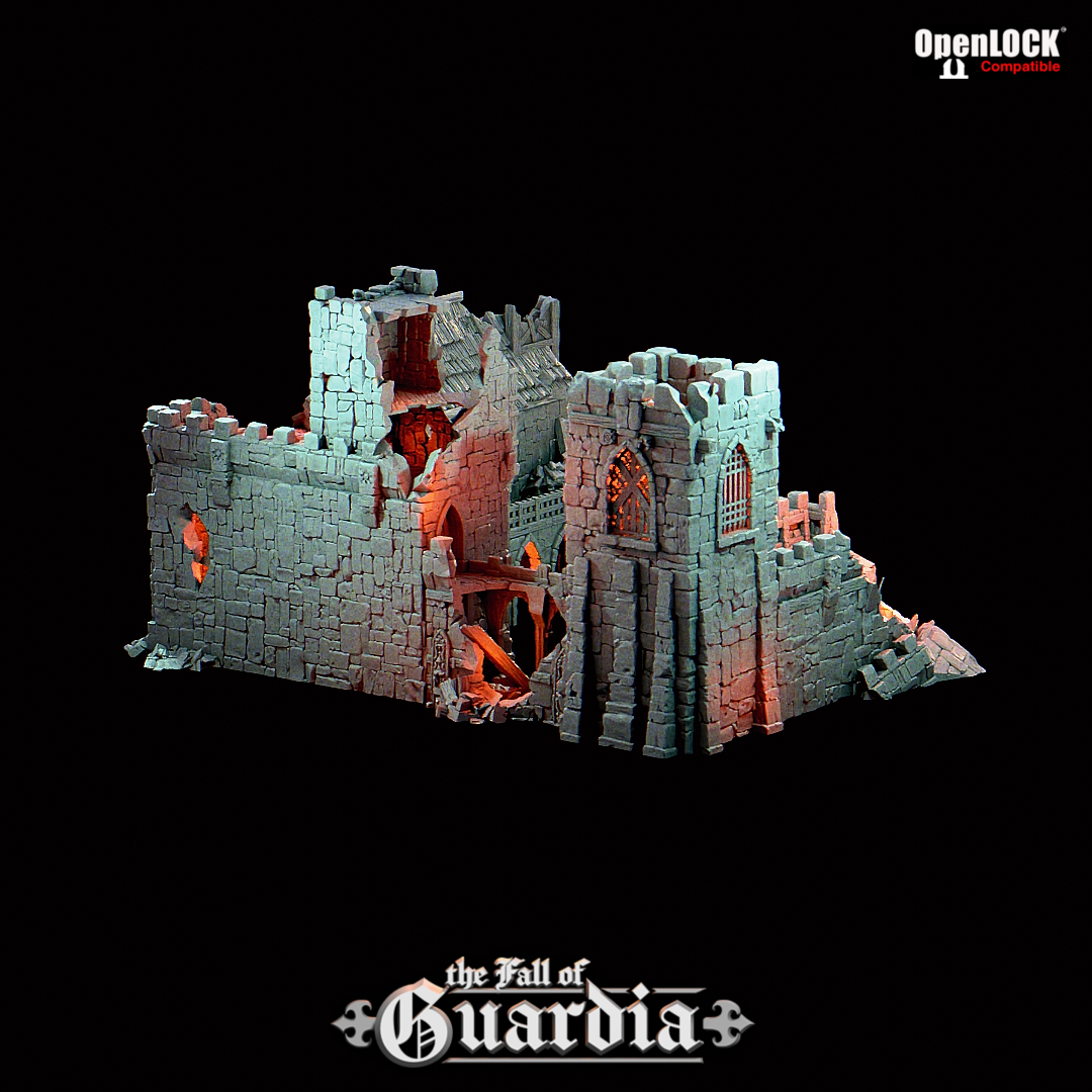 Ruined Barracks and the Bell Tower - Fall of Guardia