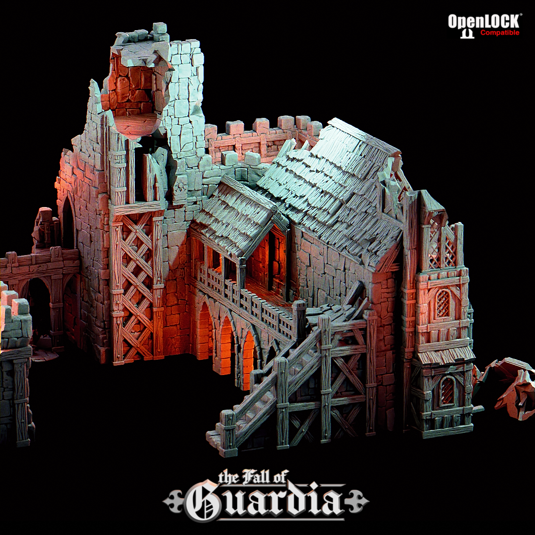 Ruined Barracks and the Bell Tower - Fall of Guardia