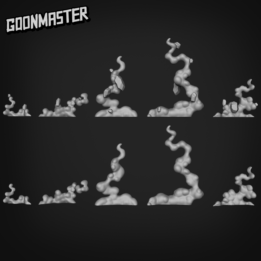 Flying Rocks and Smoke - Basing Bits