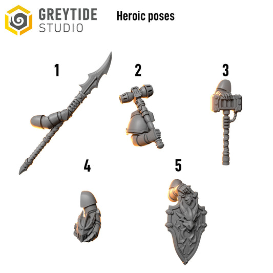 Anvil Wardens - Heroic Poses