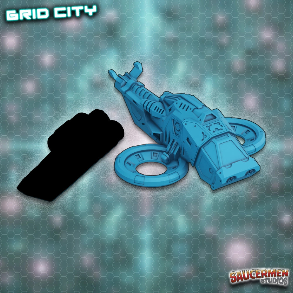 Flying Vehicles - Cyberpunk - Grid City