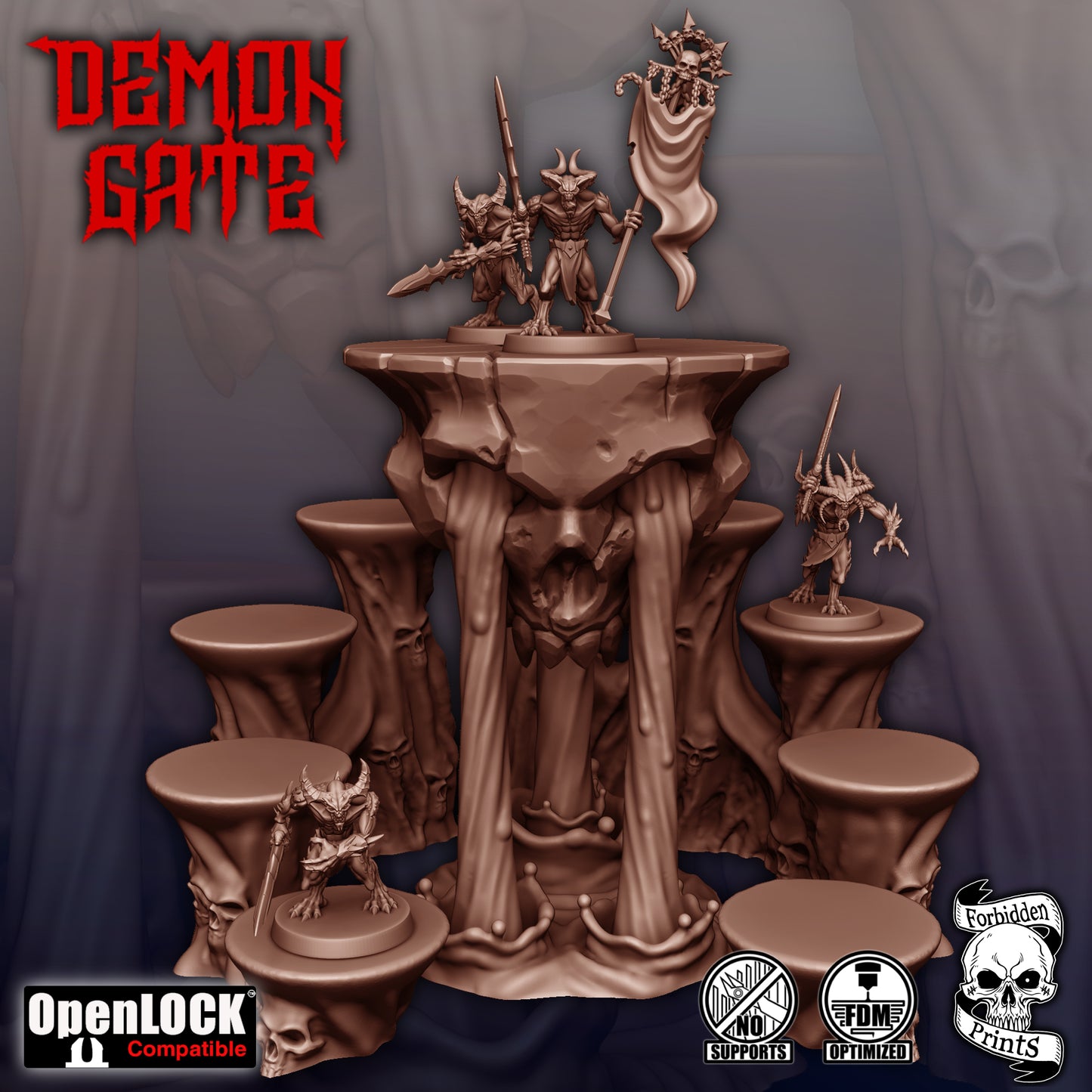 Blood Skull Platform