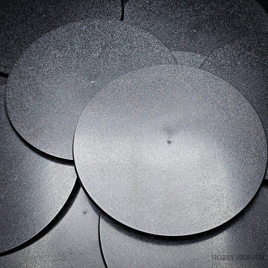 160mm Round Plain Plastic Bases