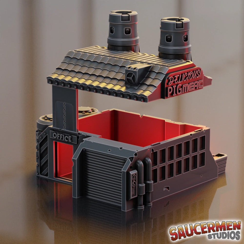 Pig Meat Factory - Cyberpunk - Flatline City