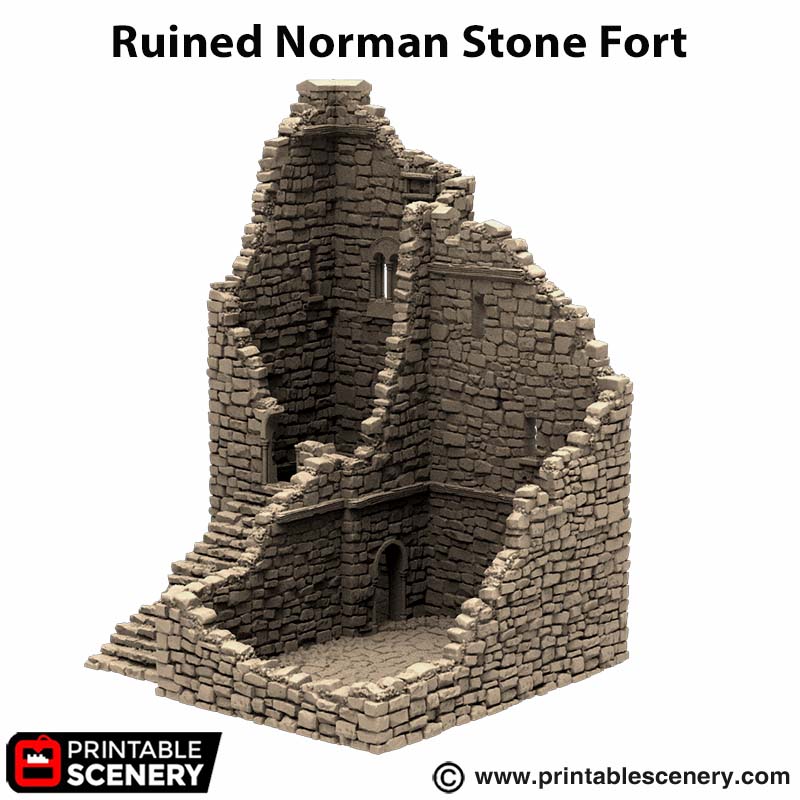 Norman Stone Fort Ruin