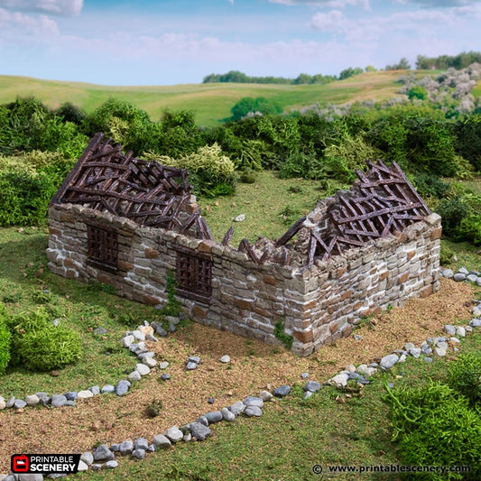 Highland Stone Barn Ruins