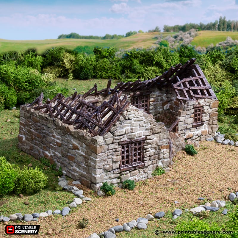 Highland Stone Barn Ruins