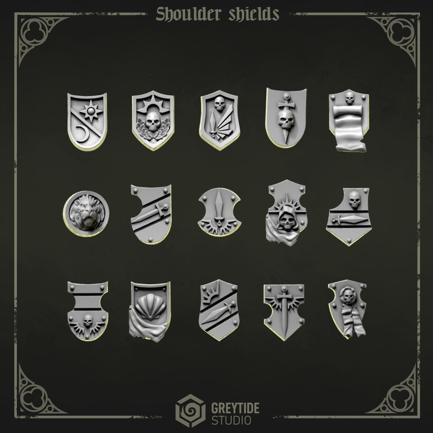 Eternal Pilgrims - Shoulder Shields
