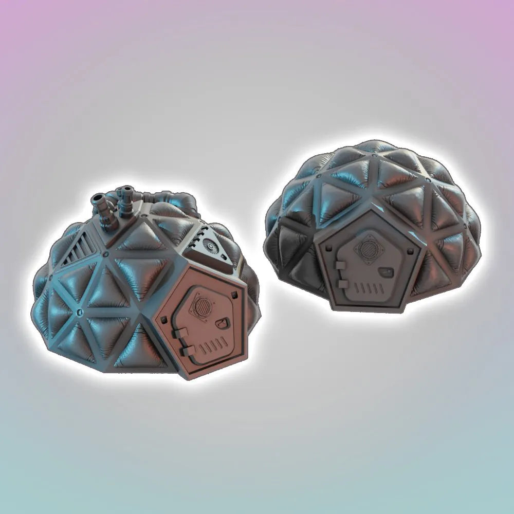 Slum Tents - Cyberpunk - Flatline City