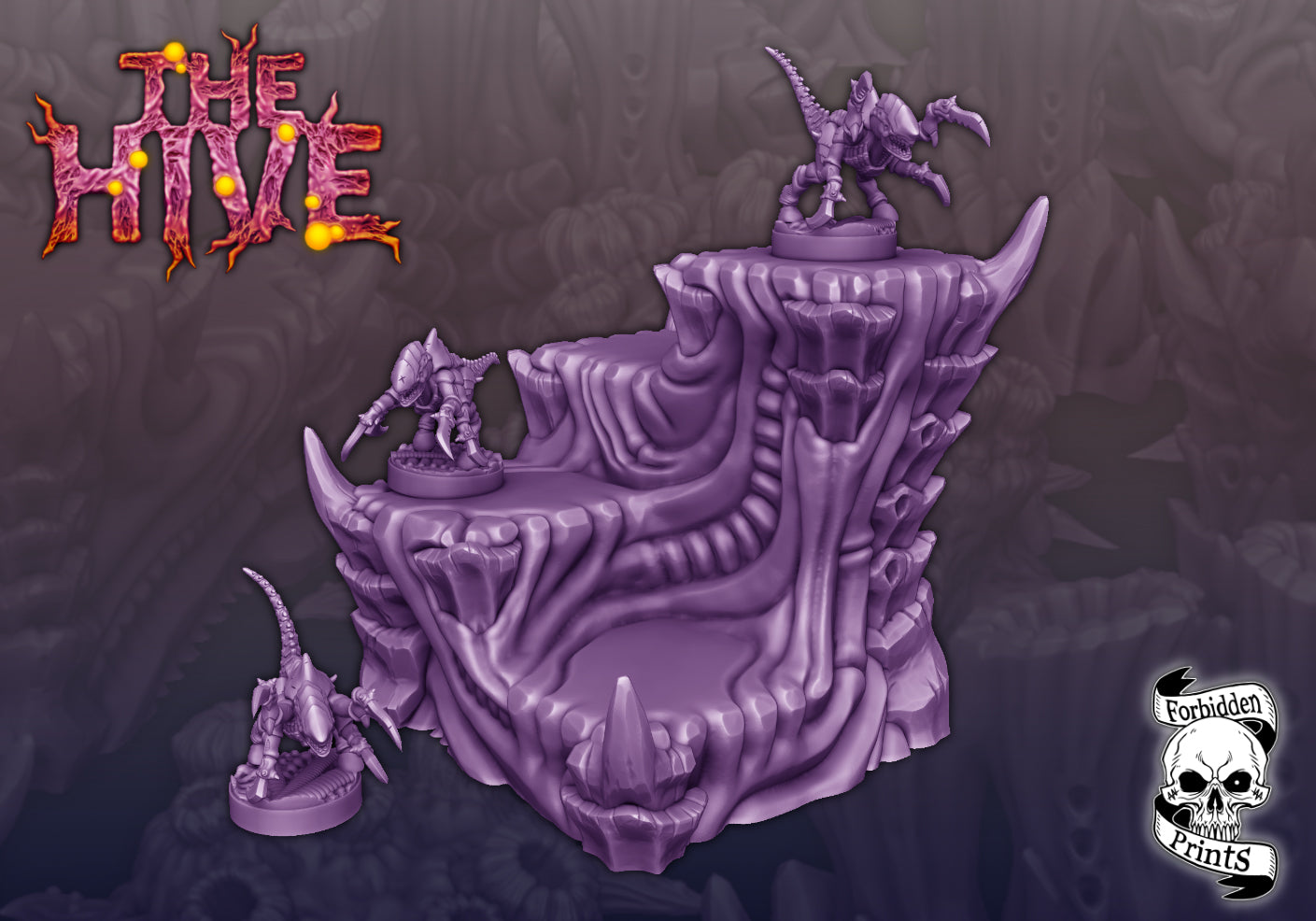 The Hive V2 - Grimdark Xenos Bug Terrain