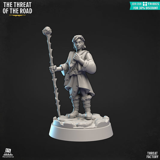 Human Druid - 28mm D&D Miniature