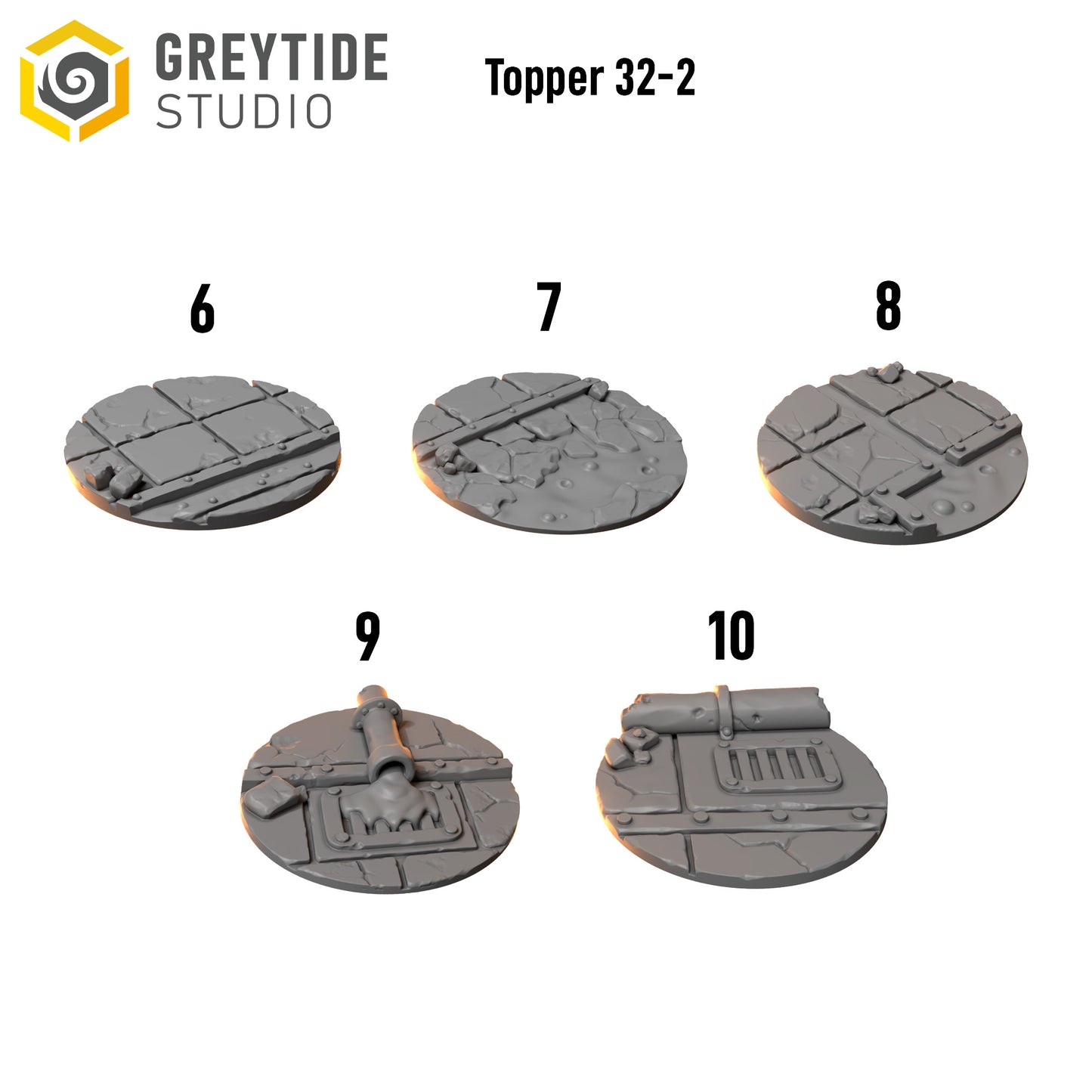 Anvil Wardens - 32mm Base Toppers
