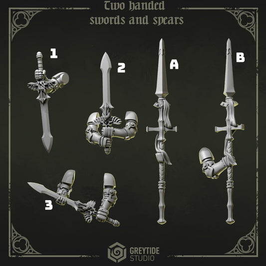 Eternal Pilgrims - Two Handed Swords and Spears
