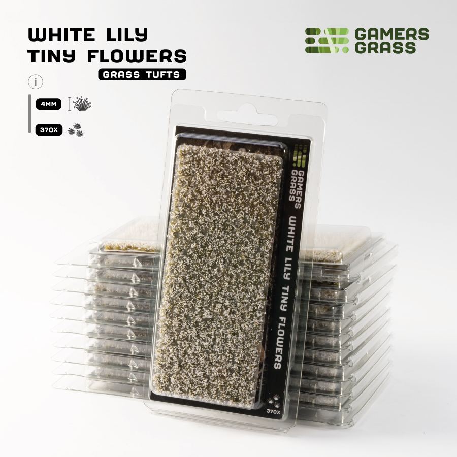White Lily Tiny Flowers - Gamers Grass