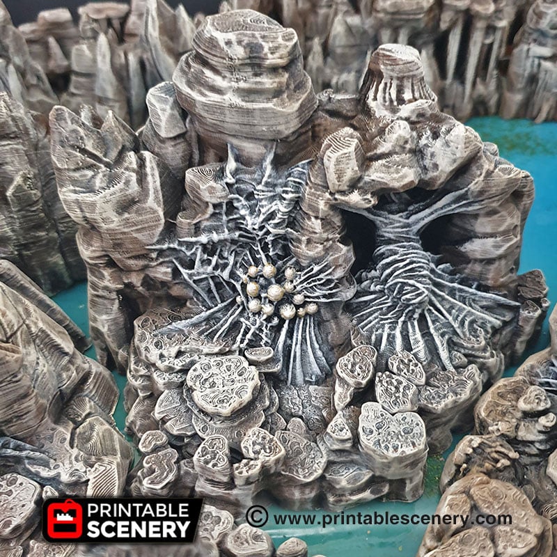 Spider Lair Webbed Rocks