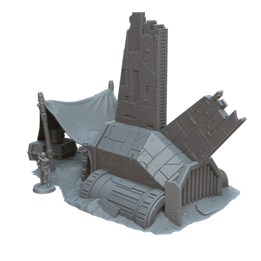 Crash Site Camp Alpha - A Distant Outpost