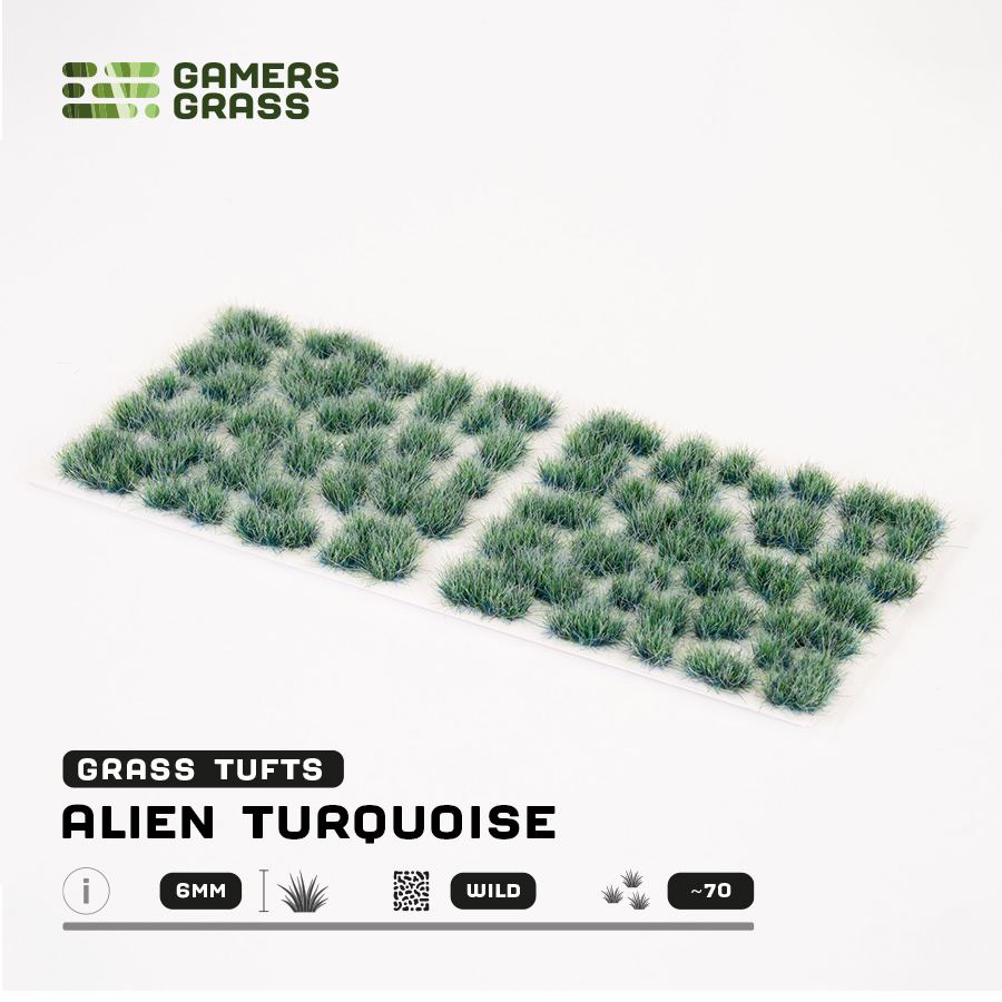 Alien Turquoise (6mm) - Gamers Grass