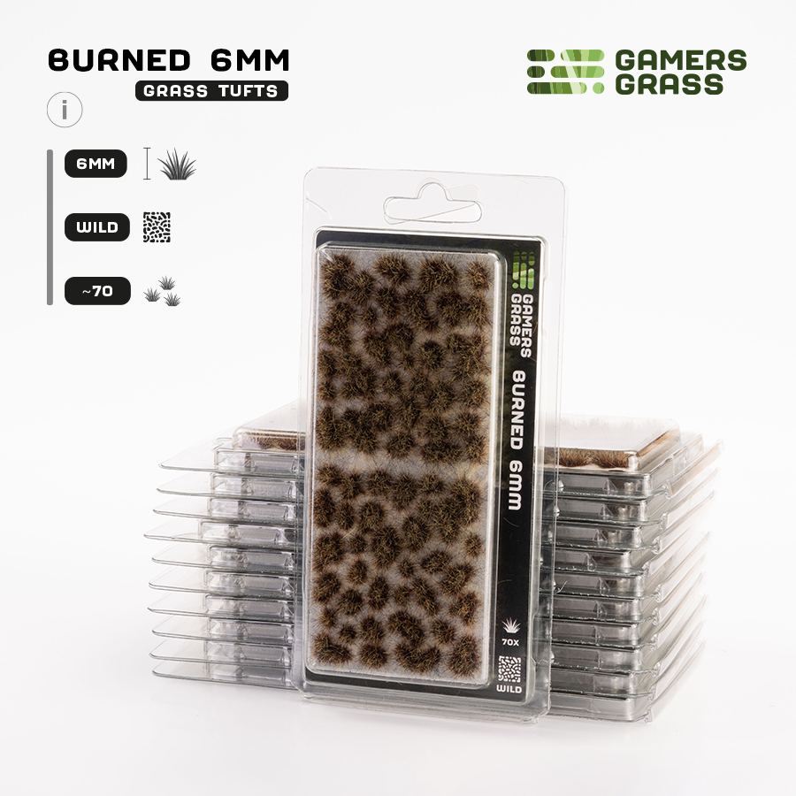 Burned Tufts (6mm) - Gamers Grass