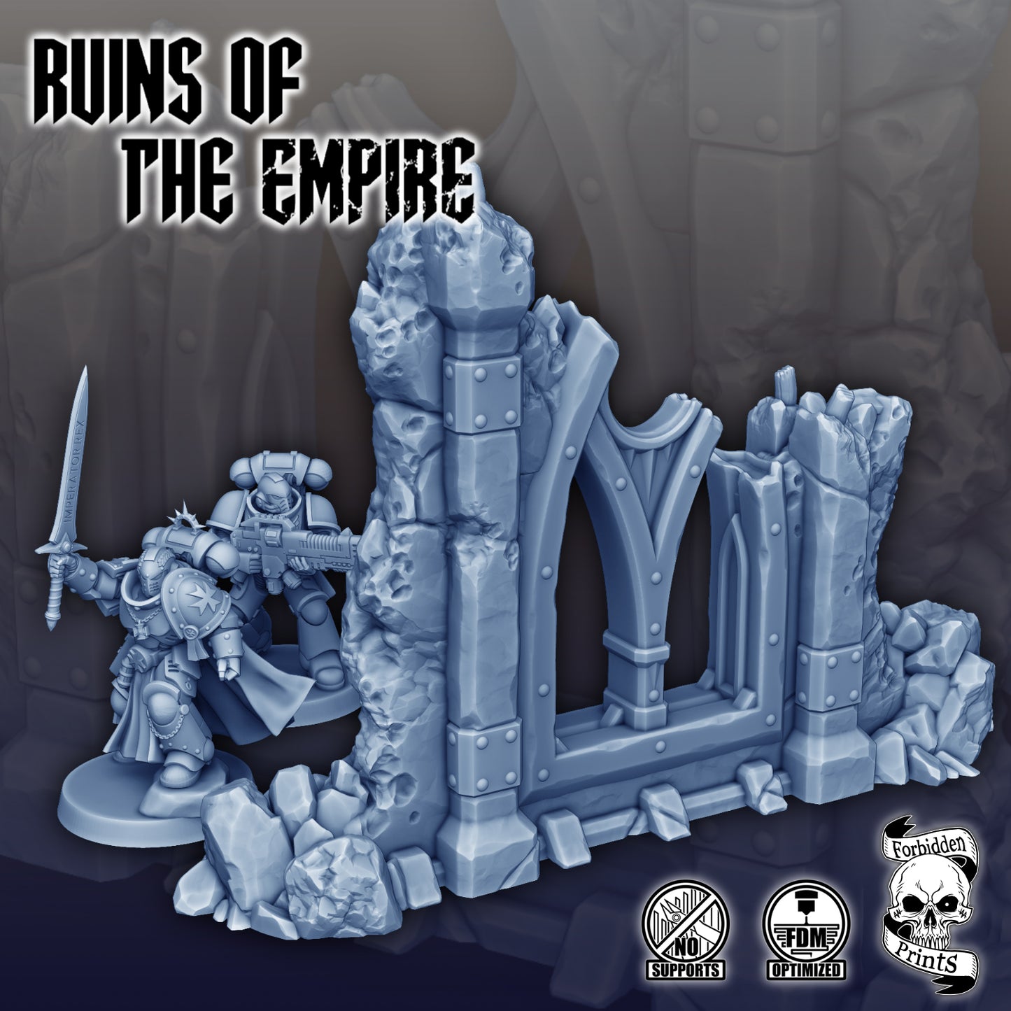 Ruins of the Empire - Ruined Temple Walls