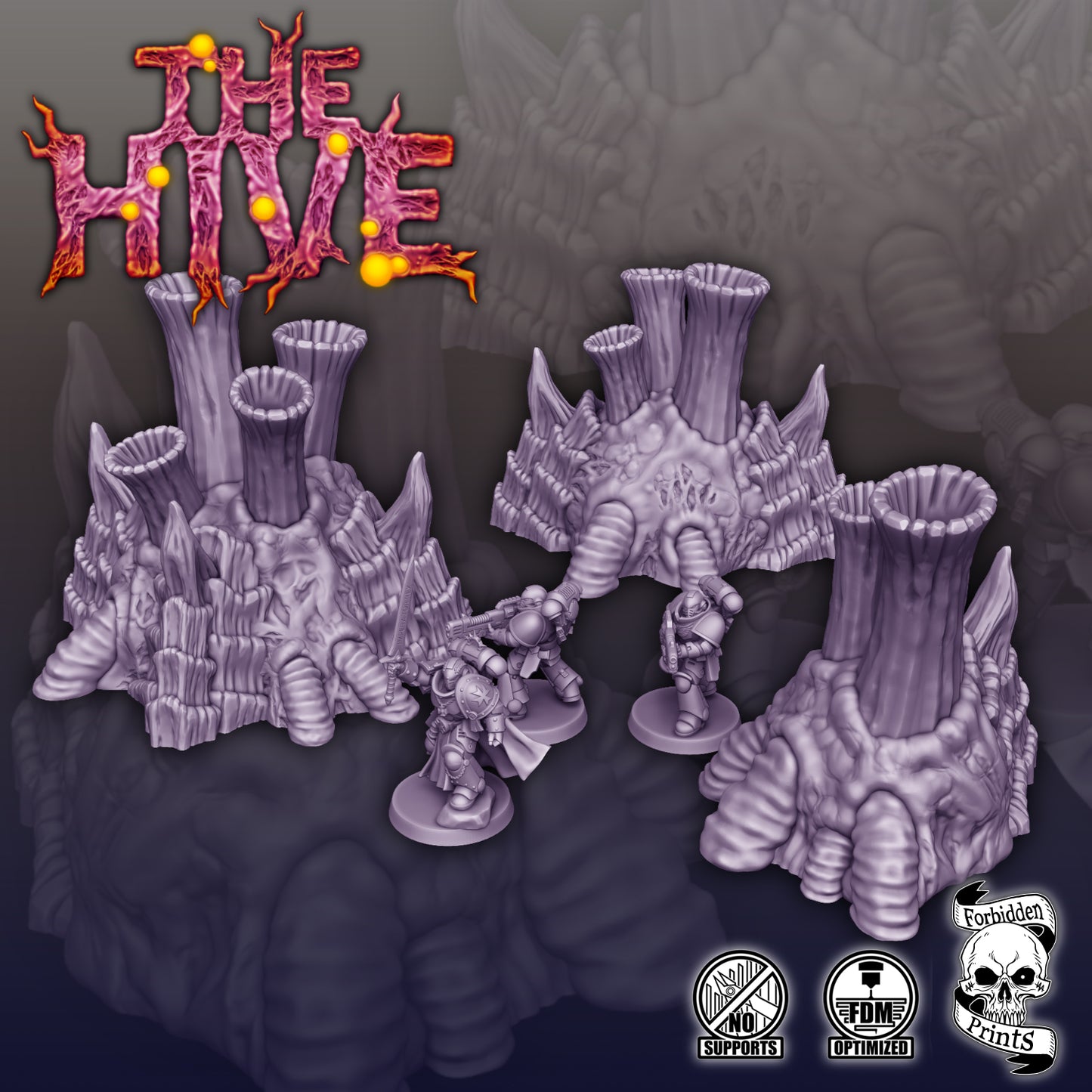 The Hive - Grimdark Xenos Bug Terrain